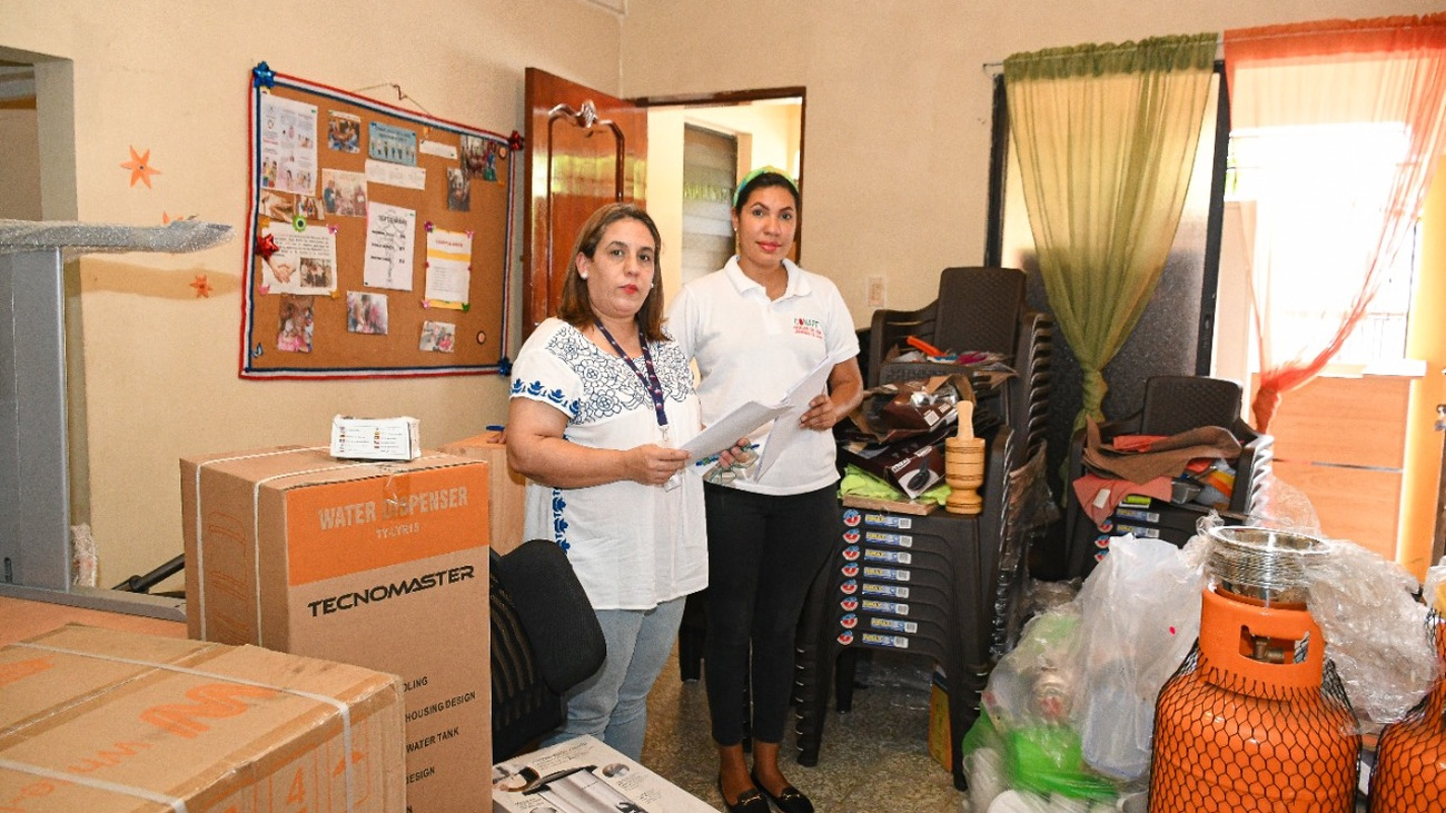 Entrega de materiales