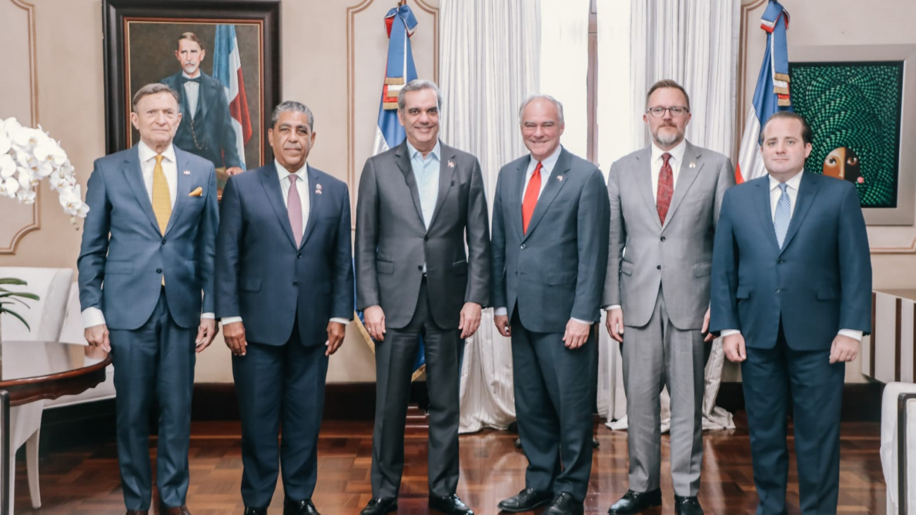 Visitando al presidente Abinader