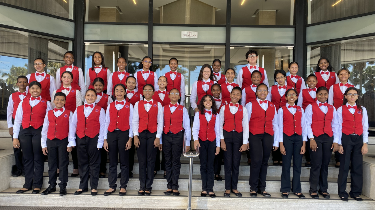 Coro de niños cantantes
