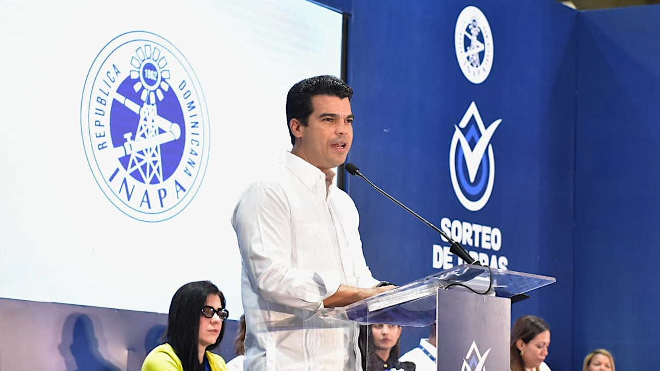 INAPA realiza sorteo de obras por RD 620 millones en Haina, provincia San Cristóbal