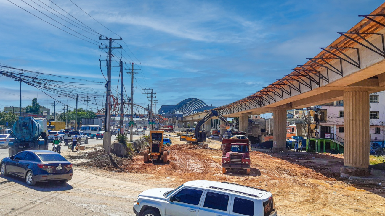 Construcción de marginal del Metro de Los Alcarrizos combatirá largos entaponamientos en Autopista Duarte